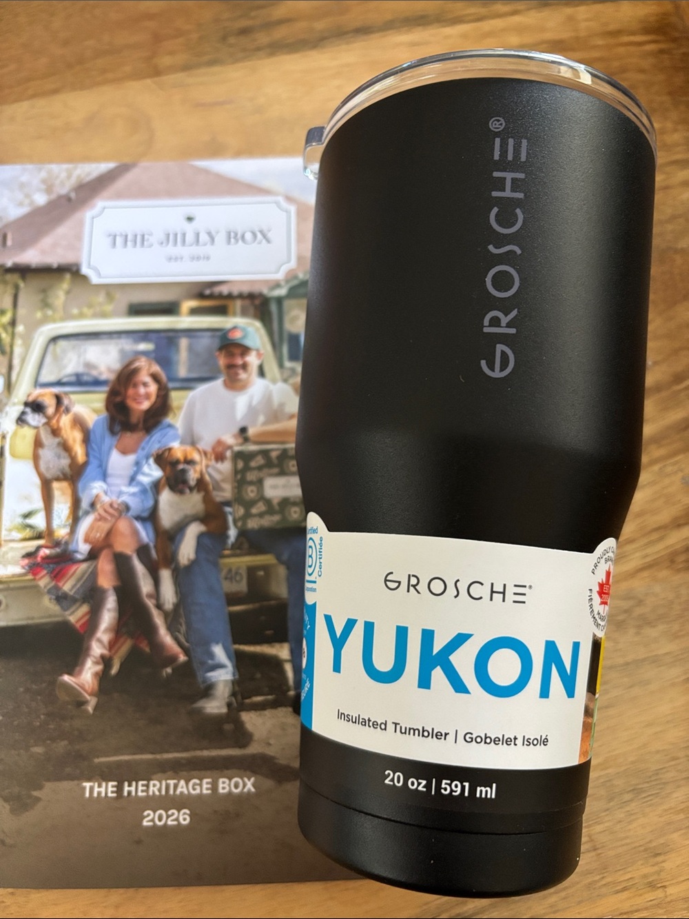 GROSCHE | 20 oz Insulated Tumbler - Black